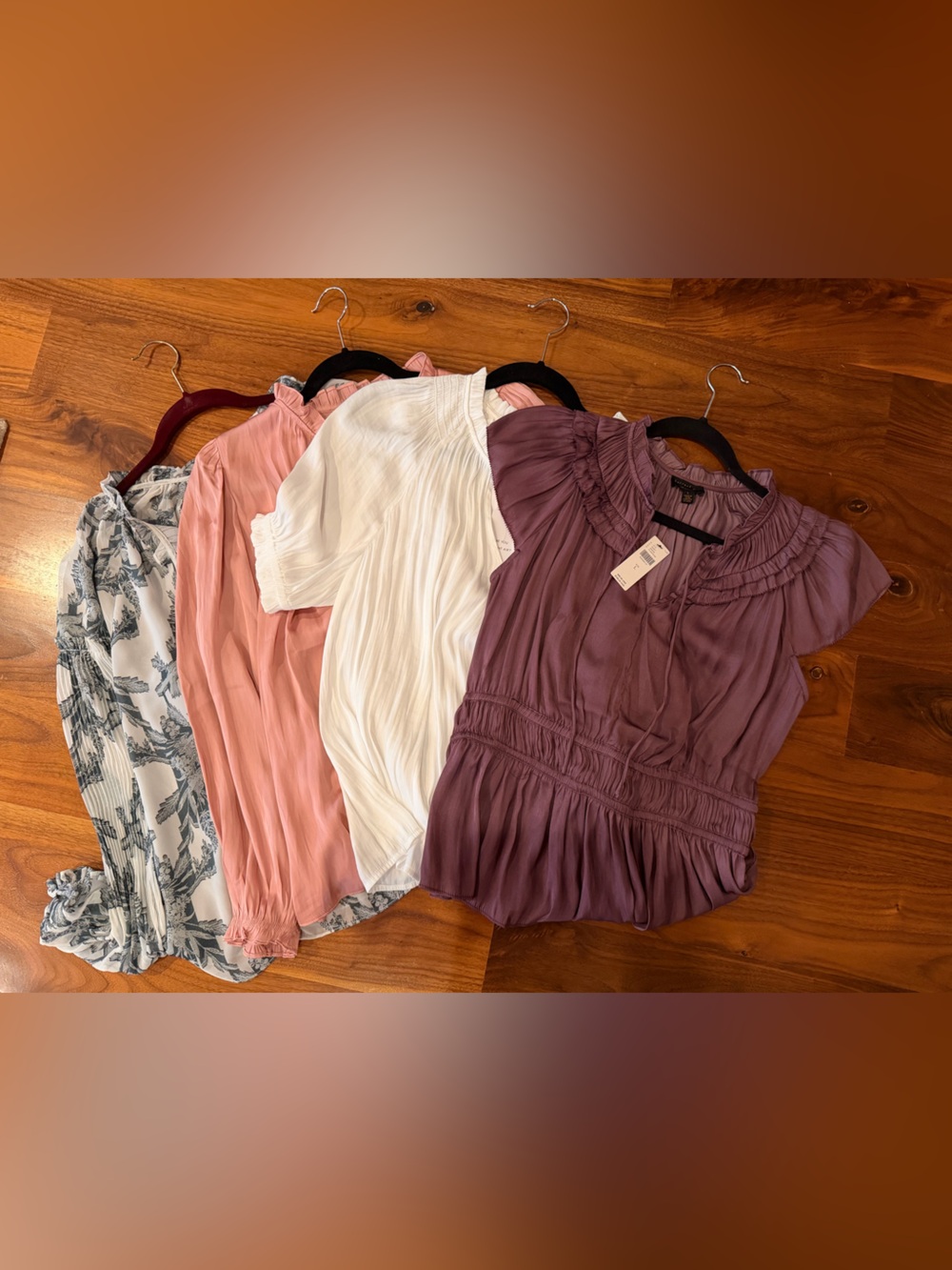 Lot of 4 NWT Current Air Blouses Size Large NWT